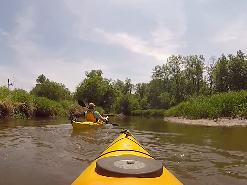 Black Earth Creek Video Blynn Road to Arena Miles Paddled
